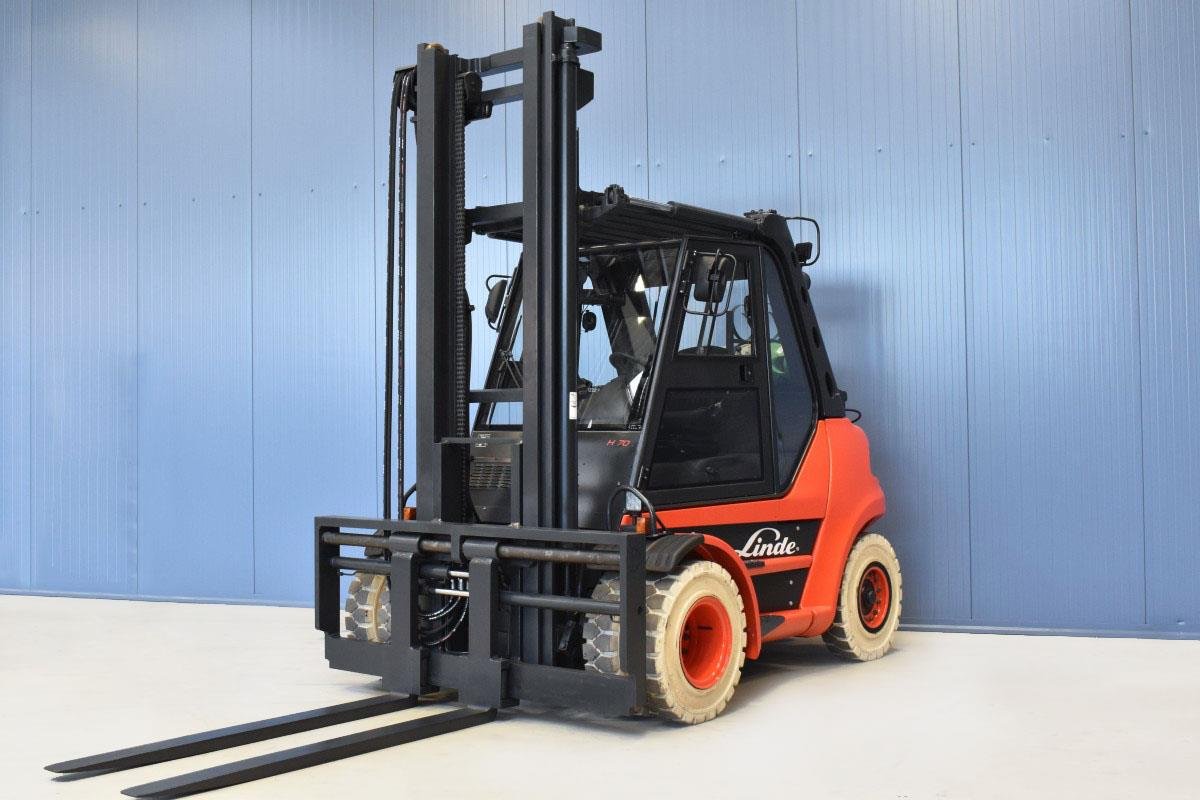 Gabelstapler Gebraucht kaufen – Linde H70T-02 mit Gas in Österreich