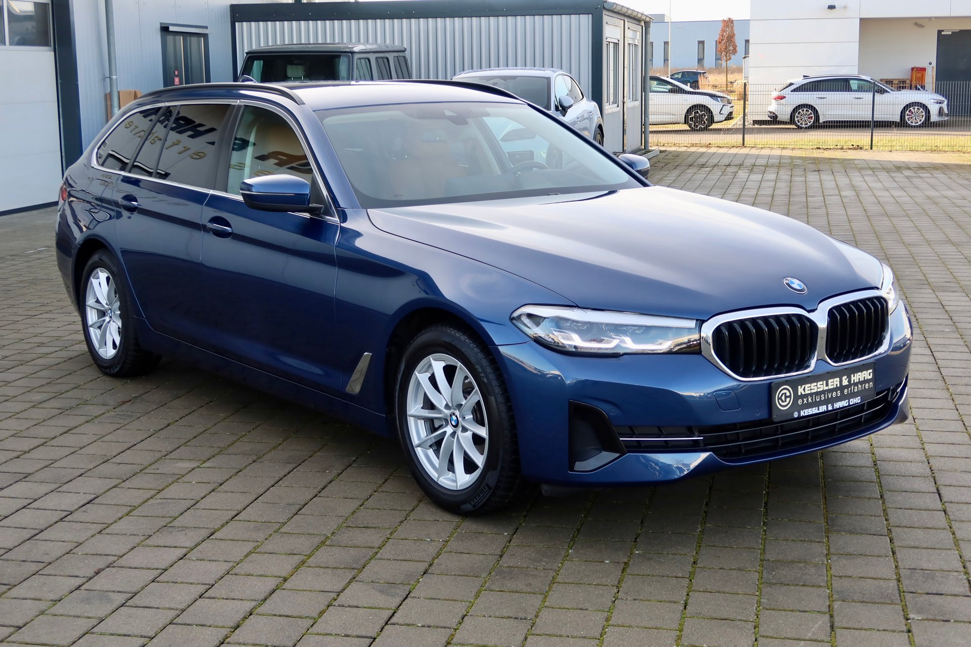 BMW 520d T Aut | HUD | Standhzg | Leder beige | 1.Hd HU neu – Bild 4