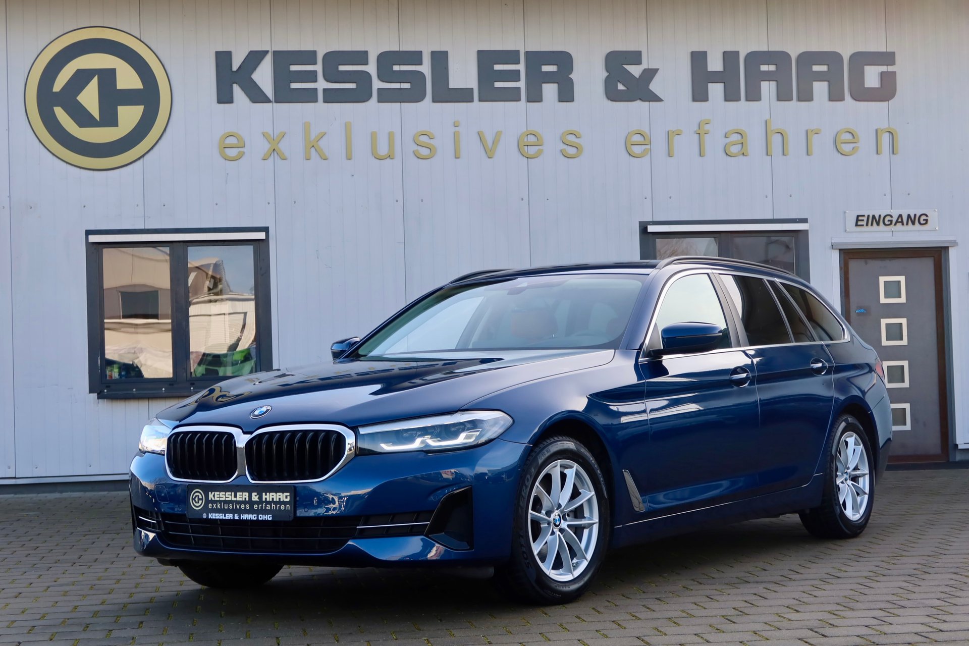 BMW 520d T Aut | HUD | Standhzg | Leder beige | 1.Hd HU neu – Bild 27
