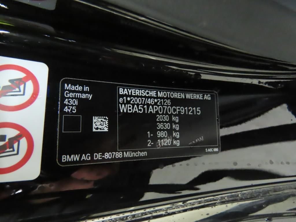BMW 430 i M-Sport/HuD/Leder/1Hand – Bild 23