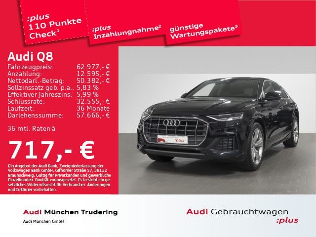 Audi Q8 45 TDI qu. S line AHK Pano Kamera
